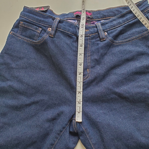 Realtree Plaid Fleece Lined Jeans size 8 32 inseam - Picture 4 of 5